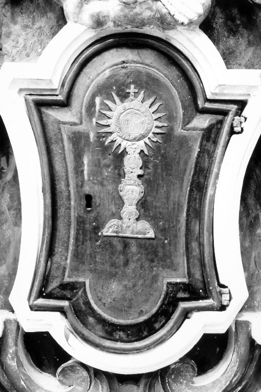 calice eucaristico (sportello di tabernacolo) - ambito salentino (sec. XVIII)