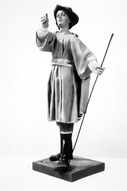 cavaliere (statuetta di presepio) - ambito salentino (sec. XX)