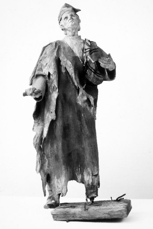 pastore (statuetta di presepio) - ambito salentino (sec. XX)