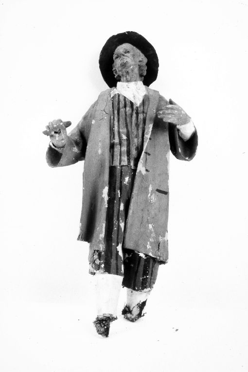 pastore (statuetta di presepio) - ambito salentino (sec. XX)
