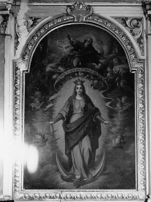 Immacolata Concezione (dipinto) di Bordone Andrea (secc. XVI/ XVII)