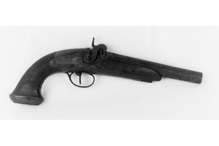 pistola a luminello, opera isolata - produzione francese (?) (sec. XIX)
