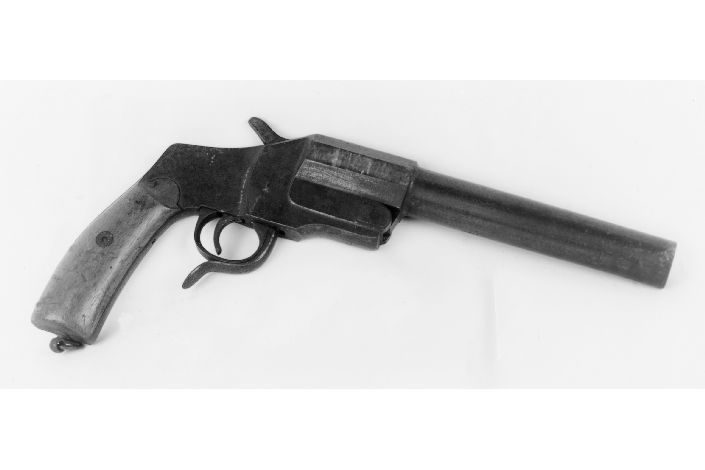 pistola da segnalazione, opera isolata - produzione austriaca (primo quarto sec. XX)