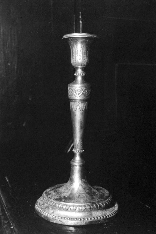 candeliere, serie - manifattura napoletana (sec. XIX)