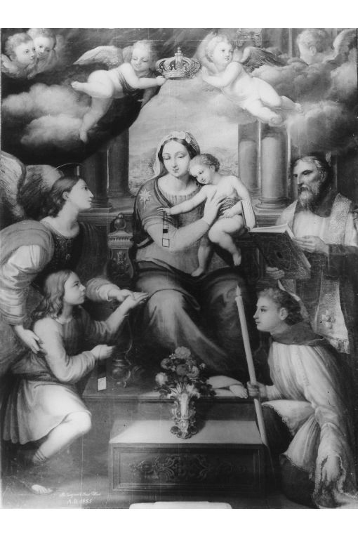 Madonna del Carmelo (dipinto) - ambito Italia meridionale (sec. XIX)