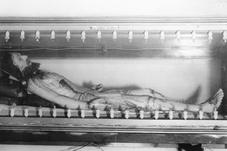 Cristo morto (statua) - ambito Italia meridionale (sec. XX)