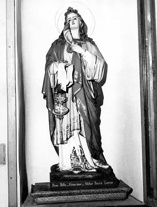 Santa Lucia (statua) di Giacane (inizio sec. XX)