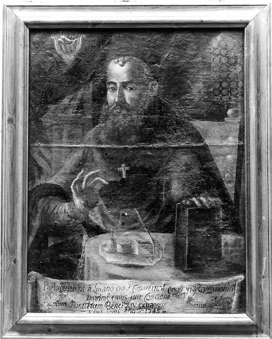 Ritratto di frate Agostino da Lucano (dipinto) - ambito pugliese (sec. XVIII)