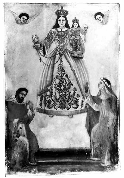 Madonna del Rosario (dipinto) - ambito barese (secc. XIX/ XX)