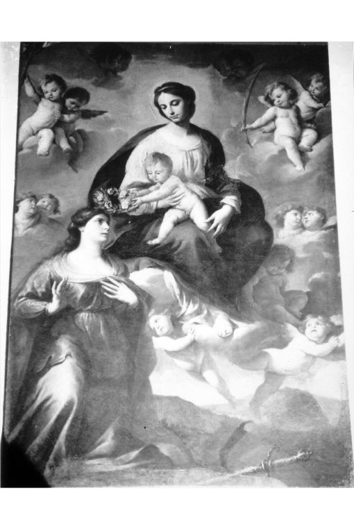 Santa martire (dipinto) di Vaccaro Andrea (secondo quarto sec. XVII)