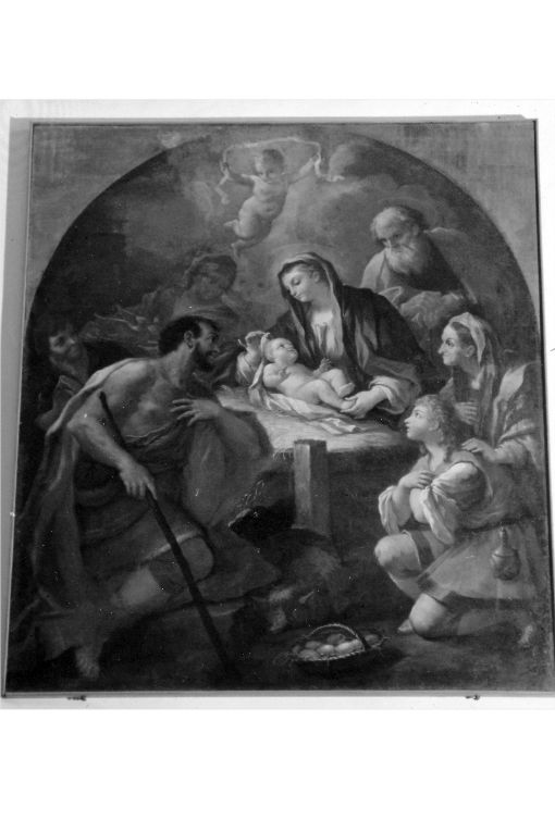 natività di Gesù (dipinto) di De Matteis Paolo (fine/inizio secc. XVII/ XVIII)