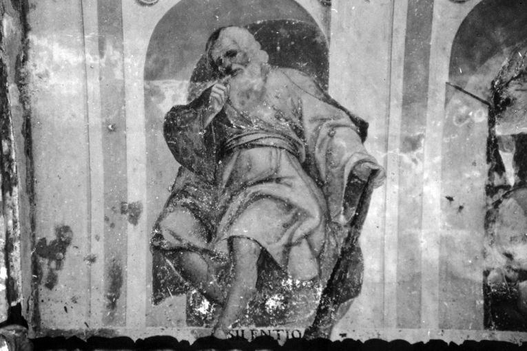 Il Silenzio, Vecchio canuto (dipinto) - ambito romano (fine/inizio secc. XVI/ XVII)