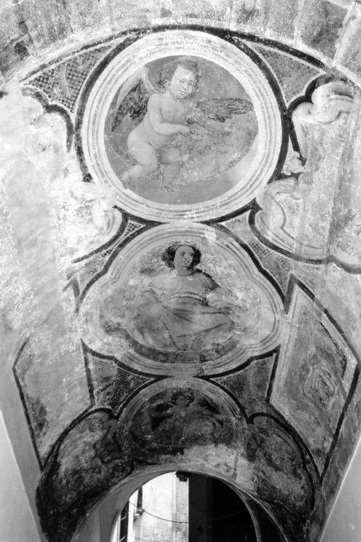Figura femminile con frutta (dipinto) - ambito romano (sec. XVII)