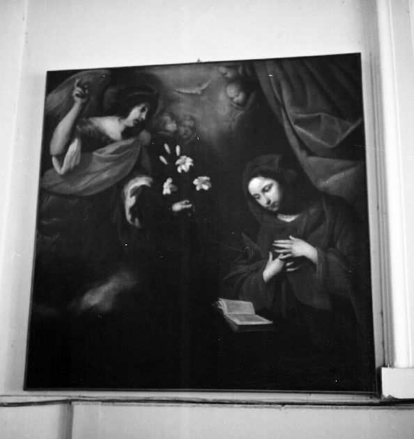Annunciazione (dipinto) di Rosa Carlo (attribuito) (sec. XVII)