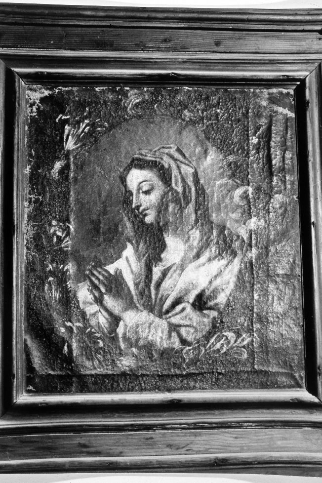San Marco Evangelista (dipinto) di Santafede Fabrizio (fine sec. XVI)