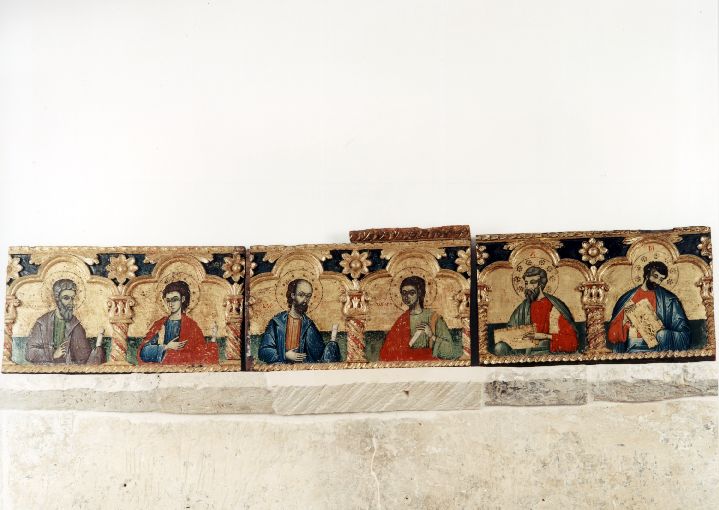 Apostoli ed Evangelisti (dipinto) di Onufri (scuola) (sec. XVI)