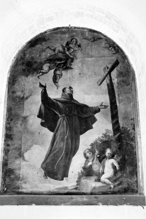 San Pietro d'Alcantara (dipinto) - ambito salentino (fine/inizio secc. XVII/ XVIII)