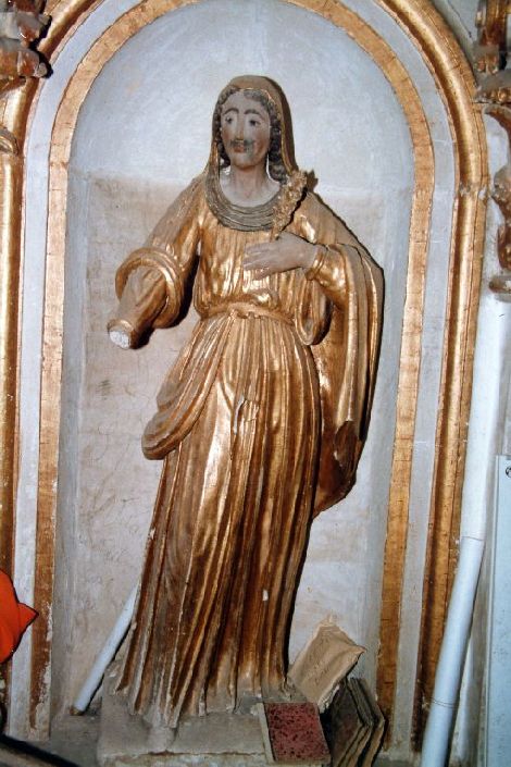 Santa martire (statua) - ambito salentino (fine/inizio secc. XVII/ XVIII)