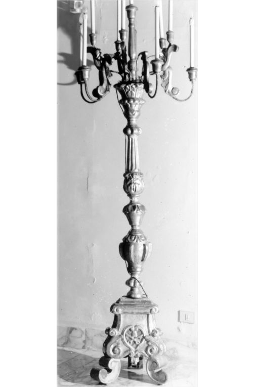 candelabro, coppia - ambito salentino (sec. XVIII)
