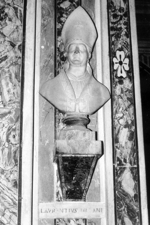 Vescovo Lorenzo Villani (busto) di Calì Antonio (attribuito) (sec. XIX)