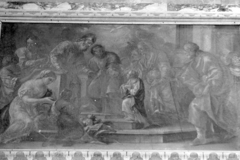 presentazione di Maria Vergine al tempio (dipinto) di Del Pezzo Michele (sec. XVIII)