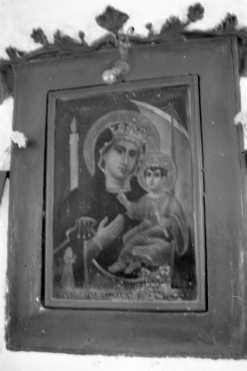 Madonna della Madia, Madonna con Bambino (dipinto) - ambito pugliese (fine sec. XIX)