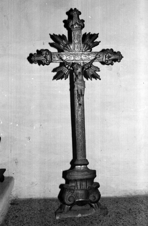 Cristo crocifisso (croce d'altare) - ambito pugliese (secc. XVIII/ XIX)