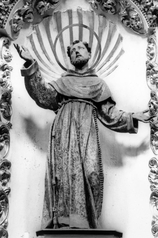 San Francesco d'Assisi (statua) di Fumo Nicola (attribuito) (fine sec. XVII)
