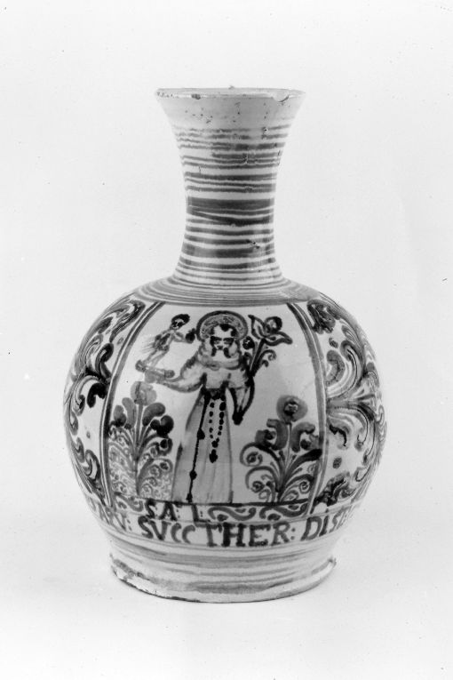 Sant'Antonio da Padova (vaso da farmacia) - manifattura salentina (sec. XVIII)