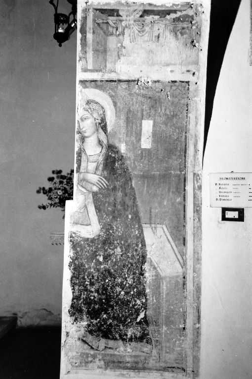 Maria Vergine in trono (dipinto) - ambito Italia meridionale (seconda metà sec. XV)