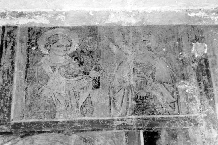 Sant'Apollonia e Santa martire (dipinto) - ambito salentino (seconda metà sec. XV)