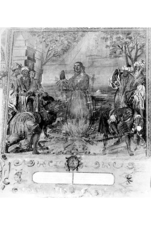 Martirio del beato Ginepro Siciliano (dipinto) di fra' Giuseppe da Gravina (sec. XVII)