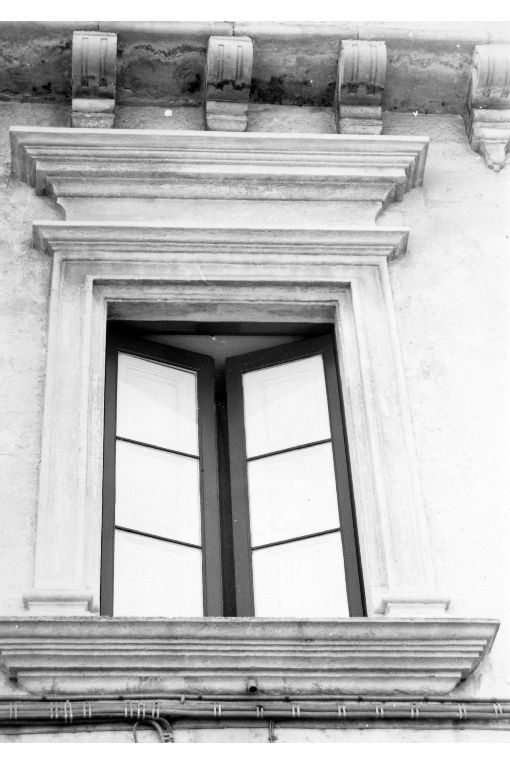 mostra di finestra, serie - ambito salentino (secc. XVI/ XVII)