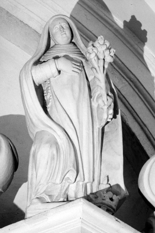 Santa domenicana (statua) - ambito salentino (sec. XVIII)