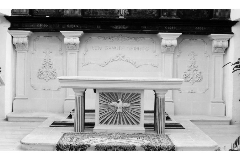 mensa d'altare - ambito salentino (seconda metà sec. XVIII)
