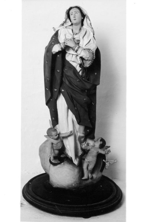 Madonna Immacolata (statuetta) - bottega salentina (ultimo quarto sec. XIX)