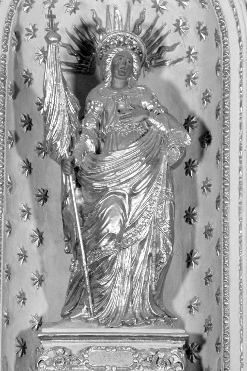 Sant'Orsola (reliquiario - a statua) di Zimbalo Francesco Antonio (bottega) (prima metà sec. XVII)