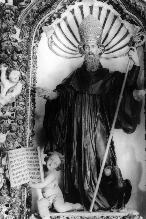 San Benedetto (statua) di Fumo Nicola (attribuito) (fine/inizio secc. XVII/ XVIII)