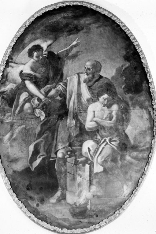 sacrificio di Isacco (dipinto) di Tiso Oronzo (sec. XVIII)