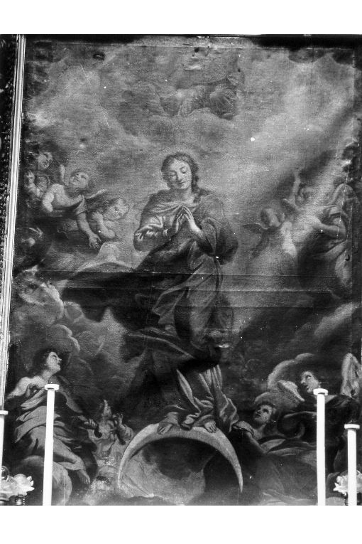 Madonna Immacolata (dipinto) di Elmo Serafino (attribuito) (sec. XVIII)