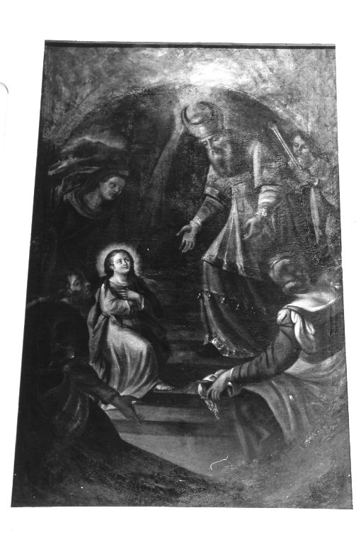 presentazione di Maria Vergine al tempio (dipinto) - ambito salentino (prima metà sec. XVIII)