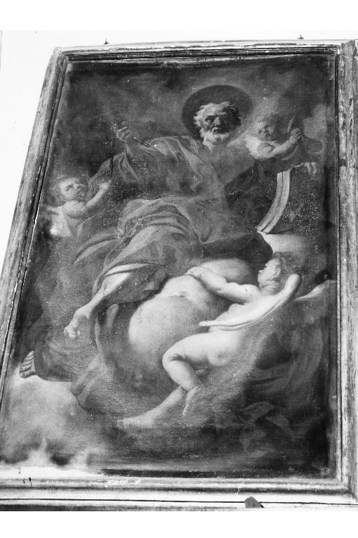 San Pietro e cherubini (dipinto) - ambito napoletano (fine/inizio secc. XVII/ XVIII)