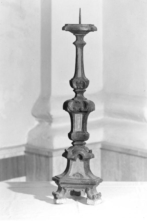 candeliere, coppia - ambito salentino (prima metà sec. XVIII)