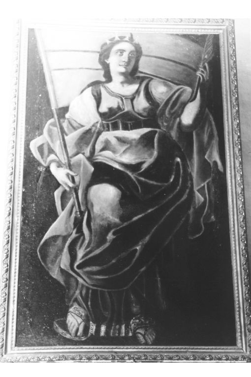Santa martire (dipinto) - ambito salentino (secc. XVI/ XVII)