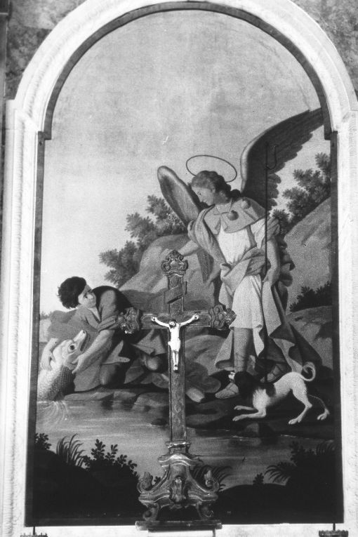 Tobia e San Raffaele arcangelo (pala d'altare, elemento d'insieme) - ambito salentino (sec. XIX)
