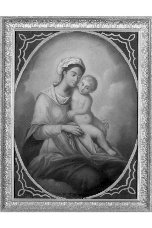 Madonna con Bambino (dipinto) - ambito Italia meridionale (sec. XVIII)