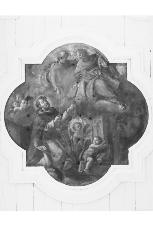 San Domenico con Gesù e san Giuseppe (dipinto) - ambito salentino (seconda metà sec. XVIII)