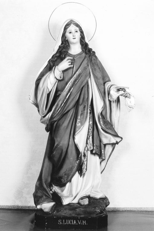 Santa Lucia (statua) di Manzo Giuseppe (sec. XX)
