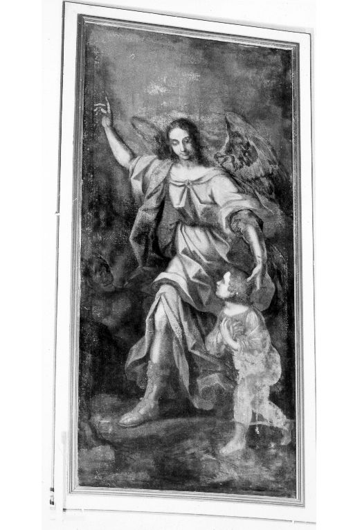 Tobia e San Raffaele arcangelo (dipinto, opera isolata) - ambito leccese (secc. XVII/ XVIII)