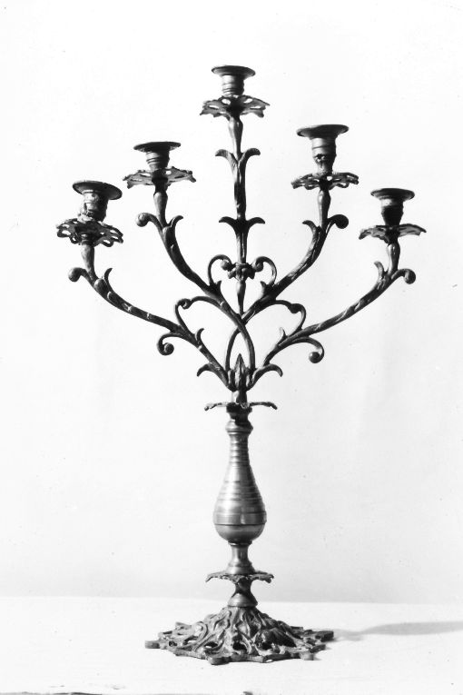 candeliere, coppia - ambito napoletano (sec. XX)